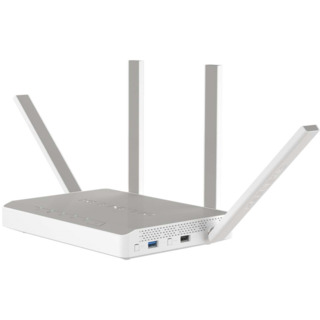 Маршрутизатор Keenetic Giga WiFi 6 AX1800 10/100/1000BASE-TX белый (KN-1011)