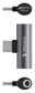 Переходник Deppa 73129 USB Type-C (m) mini-Jack 3.5 (f) USB Type-C (f) графитовый