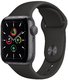 Смарт-Часы Apple Watch SE 44mm Space Gray Aluminum Case with Black Sport Band MKQ63 RU