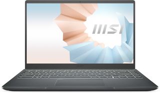 Ноутбук MSI Modern 14 B11MOU-1051RU i5 1155G7/8Gb/SSD256Gb/Intel Iris Xe Graphics/14"/IPS/FHD (1920x1080)/Win11/Gray/WiFi/BT/Cam