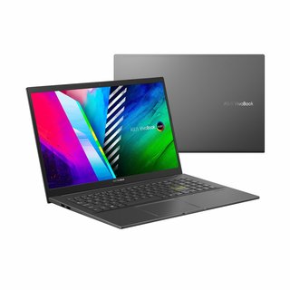 Ноутбук Asus VivoBook K513EA-L11072W i5 1135G7/8Gb/SSD512Gb/15.6"/OLED/FHD/Win11/WiFi/BT/Cam/Black