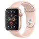 Смарт-Часы Apple Watch Series 5 44mm Gold Aluminum Case with Pink Sand Sport Band MWVE2 RU