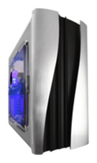 Корпус Sigma Shark Black-Silver ATX w/o PSU