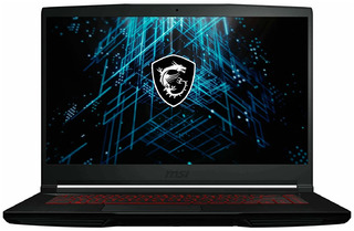 Ноутбук MSI GF63 12HW-005XRU Intel Core i5 12500H/16Gb/SSD 512Gb/A370M 4Gb/15.6"/IPS/FHD (1920x1080)/DOS/black/WiFi/BT/Cam