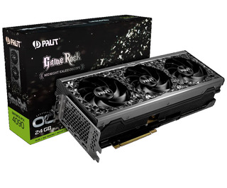 Видеокарта Palit PCI-E 4.0 PA-RTX4090 GAMEROCK OC NVIDIA GeForce RTX 4090 24576Mb 384 GDDR6X 2235/21000 HDMIx1 DPx3 HDCP Ret