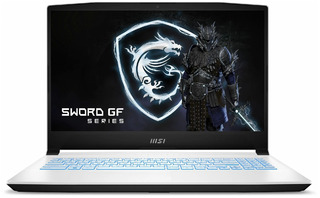 Ноутбук MSI Sword 15 A12UE-487XRU Intel Core i7 12700H/16Gb/SSD512Gb/RTX 3060 6Gb/15.6"/IPS/FHD/DOS/white/WiFi/BT/Cam