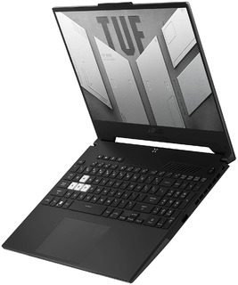 Ноутбук Asus TUF Dash F15 FX517ZE-HN066 Intel Core i7 12650H/16Gb/512Gb SSD/RTX 3050 Ti 4Gb/15.6"/FHD 144Hz (1920x1080)/DOS/Off Black/WiFi/BT/Cam