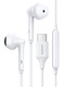 Гарнитура UGREEN EP101 (60700) Wired Earphones with Type-C Connector. Цвет: белый