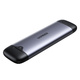 Внешний бокс для HDD UGREEN CM353 (70532) USB-C+USB-A M.2 M-Key Hard Drive Enclosure (10Gbps). Цвет: серый космос