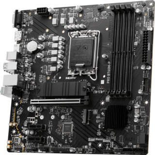 Материнская плата MSI PRO B760M-P Soc-1700 Intel B760 4xDDR5 mATX ALC897 8ch(7.1) GbLAN+VGA+HDMI+DP