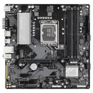 Материнская плата Gigabyte B760M D3HP DDR4 Soc-1700 Intel B760 4xDDR4 mATX AC`97 8ch(7.1) GbLAN RAID+VGA+HDMI+DP