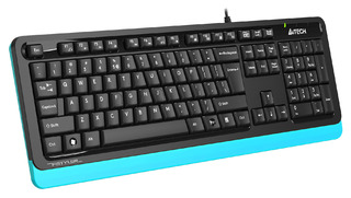 Клавиатура A4 Fstyler FKS10  черный/синий USB Multimedia