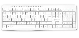 Клавиатура Oklick K225W белый Wireless USB Multimedia