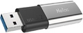 Флеш Диск USB 3.2 128Gb Netac US2 Cеребристый металл (NT03US2N-128G-32SL)