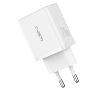 Сетевое з/у Baseus Cube USB A+C 20W white