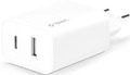 Сетевое з/у TTEC SmartCharger Duo 30WPD Travel Charger USB-C+USB-A White 2SCS24B