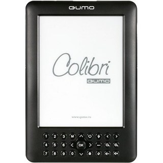 Электронная книга Qumo Colibri 5.0" + карта памяти MicroSD 2GB (черная)