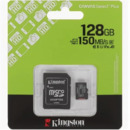 Флеш карта microSDXC 128Gb Class10 Kingston SDCS3/128GB CanvSelect Plus + adapter