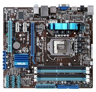 Материнская плата Asus P7H55-M Soc-1156 iH55 DDRIII mATX SATA AC'97 8ch LAN-Gbt