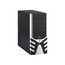 Корпус JNC 298 Black-Silver AD 350W 20+4 pin USB