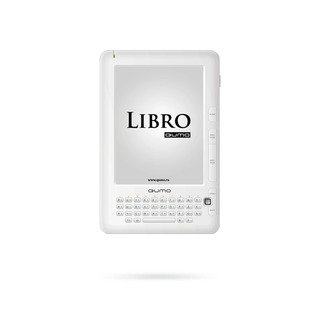 Электронная книга Qumo Libro 6.0"+карта памяти MicroSD 2GB белая