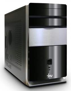 ПК iRU Corp 510 E7500/2048/ 160/DVD-RW/K+M/Win7-Pro/black