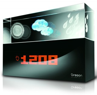 Погодная станция Oregon Scientific BA900 с часами и комн. термометром стекл