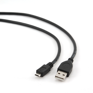 Кабель USB 2.0 Pro Gembird CCP-mUSB2-AMBM-6, AM/microBM 5P, 1.8м, черный, пакет