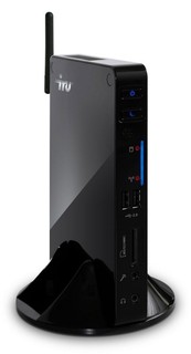 Неттоп iRU 112 Atom 330/2Gb/250/NVIDIA GF9400/CR/WiFi/DVI,HDMI,6xUSB,LAN-Gbt/MeGoo/black