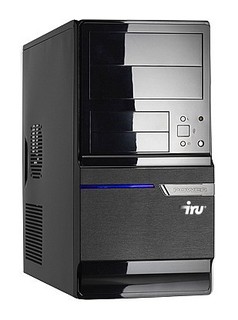 ПК iRU Home 310 PDC-E5700(3000)/2048/320/HD5450-512Mb/DVD-RW/CR/W7-HB/MSO010-HS/k+m/black