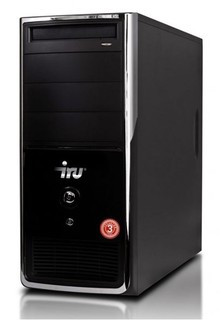 ПК iRU Home 510 E8400/2048/ 500/HD4550-512/DVD-RW/CR/W7-S/AV/black