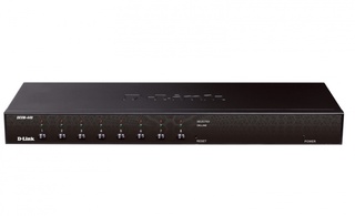 Коммутатор D-Link KVM-440 8 портов KVM стекируемый поддерживает USB и PS/2