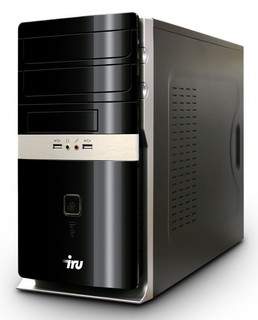 ПК iRU Home 710 E8500/2048/ 320/HD5450-512/DVD-RW/black