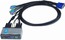 Коммутатор Dlink 2-х портовый KVM (KVM-121)