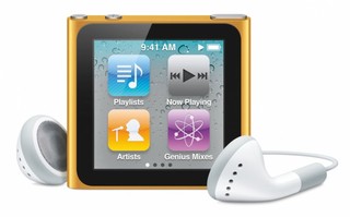 Плеер Flash Apple iPod nano 8GB Orange MC691