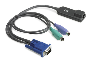 Адаптер HP Rack Option - IP/KVM (CAT5 based) Console Interface adapter (8 pack) (262587-B21)
