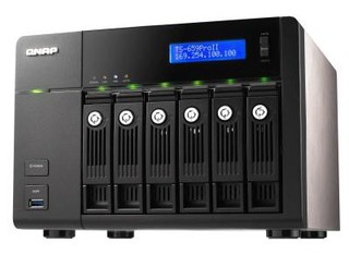 Сетевой накопитель QNAP TS-659 Pro II 6 слотов для HDD Intel D525 1.8 ГГц USB3-SATA3-DDR3