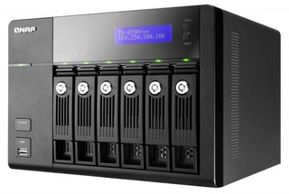 Система хранения Qnap TS-659 Pro+ с шестью отсеками для жестких дисков  Intel D525 1.8 ГГц