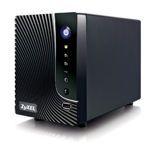 Сетевой накопитель ZyXEL NSA221 EE  Gigabit Ethernet 3 ports USB 2 slots for HDD