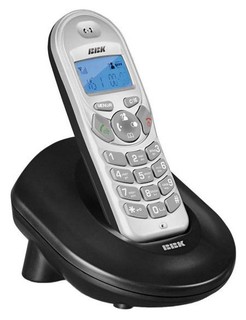 Р/Телефон Dect BBK BKD-810 RU (серебро/черный)
