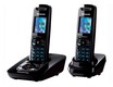 Р/Телефон Dect Panasonic KX-TG8422RUB (черный, 2 трубки, автоответчик)