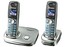 Телефон Panasonic Dect KX-TG8012RUS (серебристый, 2 трубки)