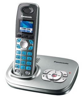 Телефон Panasonic Dect KX-TG8021RUS (серебристый, автоответчик)