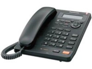 Телефон Panasonic KX-TS2570RUB (черный)