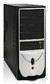 Корпус Foxconn TLA-436 black/silver 450W ATX USB audio mic fan AirDuct