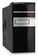 Корпус Foxconn TLM-680 black/silver 400W mATX USB audio mic fan AirDuct