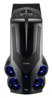 Корпус AeroCool SyclonII black w/o PSU ATX 2*USB audio E-SATA SECC 0.6mm