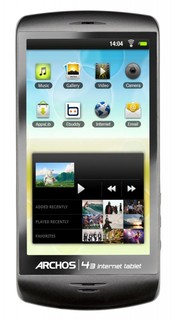 Флеш плеер на Android 2.2 Archos 43 8Gb 4.3" 480x854 16М ARM Cortex A8 1GHz 3D OpenGL ES 2.0