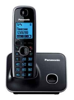 Р/Телефон Dect Panasonic KX-TG6611RUB (черный, трубка с резервным питанием)