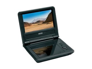 Портативный DVD Плеер Mystery MPS-703 серебро